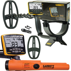 Garrett ACE APEX Metal Detector with  6 x 11 DD Viper Search Coil, Garrett Pro-Pointer AT with Z-lynk