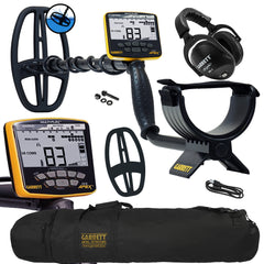 Garrett ACE APEX Metal Detector with  6 x 11 DD Viper Search Coil, Z-Lynk Wireless Headphone Package and Bag