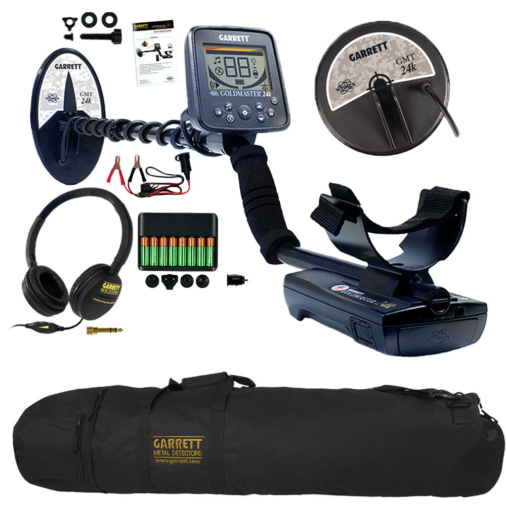 Garrett Goldmaster 24k Metal Detector with Garrett Carry Bag