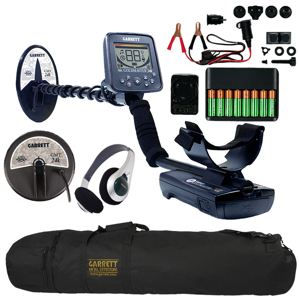 Garrett Goldmaster 24k Metal Detector with Garrett Carry Bag