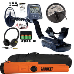 Garrett Goldmaster 24k Metal Detector with Garrett Carry Bag and Pro Pointer Pinpointer