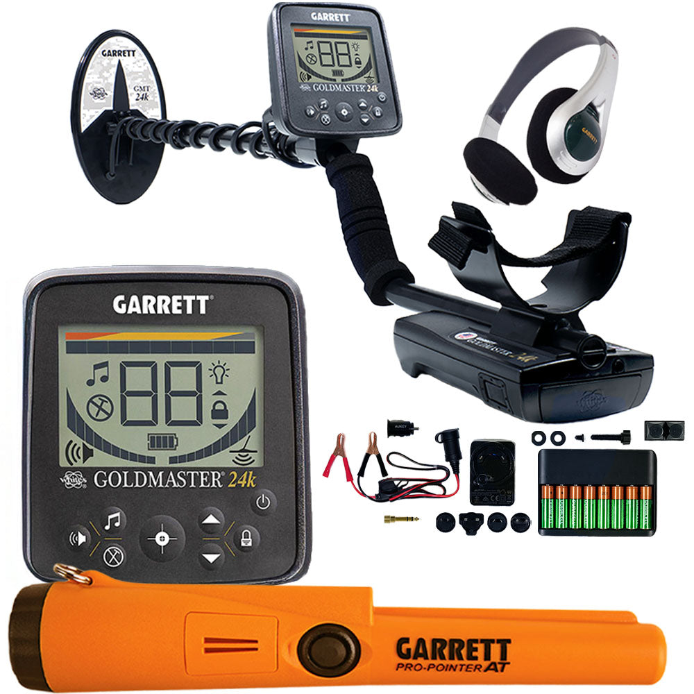 Garrett Goldmaster 24k Metal Detector with Pro Pointer Pinpointer