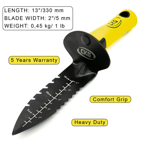 CKG Heavy Duty Double Serrated Edge Digger for Metal Detecting