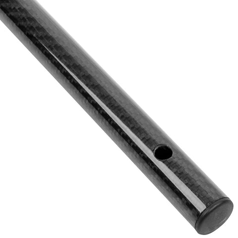 CKG 3k Carbon Fiber Upper & Lower Shaft Rod Full Set for Minelab Equinox 600/800 Metal Detector Lightweight Detecting Replacement Pole – Black