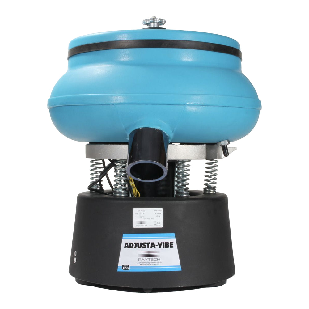 Raytech Adjusta-Vibe 75DC Vibratory Tumbler  with drain