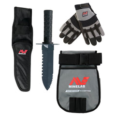 Minelab Adventure Pack with Digger and Sheath, Pouch, and Gloves