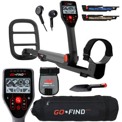 Minelab GO FIND 66 Metal Detector with Black Transport Carry Bag and Finds Pouch