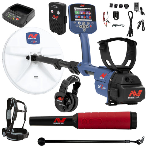 Minelab GPZ 7000 All Terrain Gold Metal Detector with Pro-Find 40