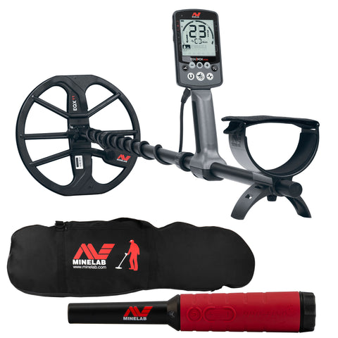 Minelab EQUINOX 600 Multi-IQ Metal Detector with  Carry Bag and Pro-Find 40