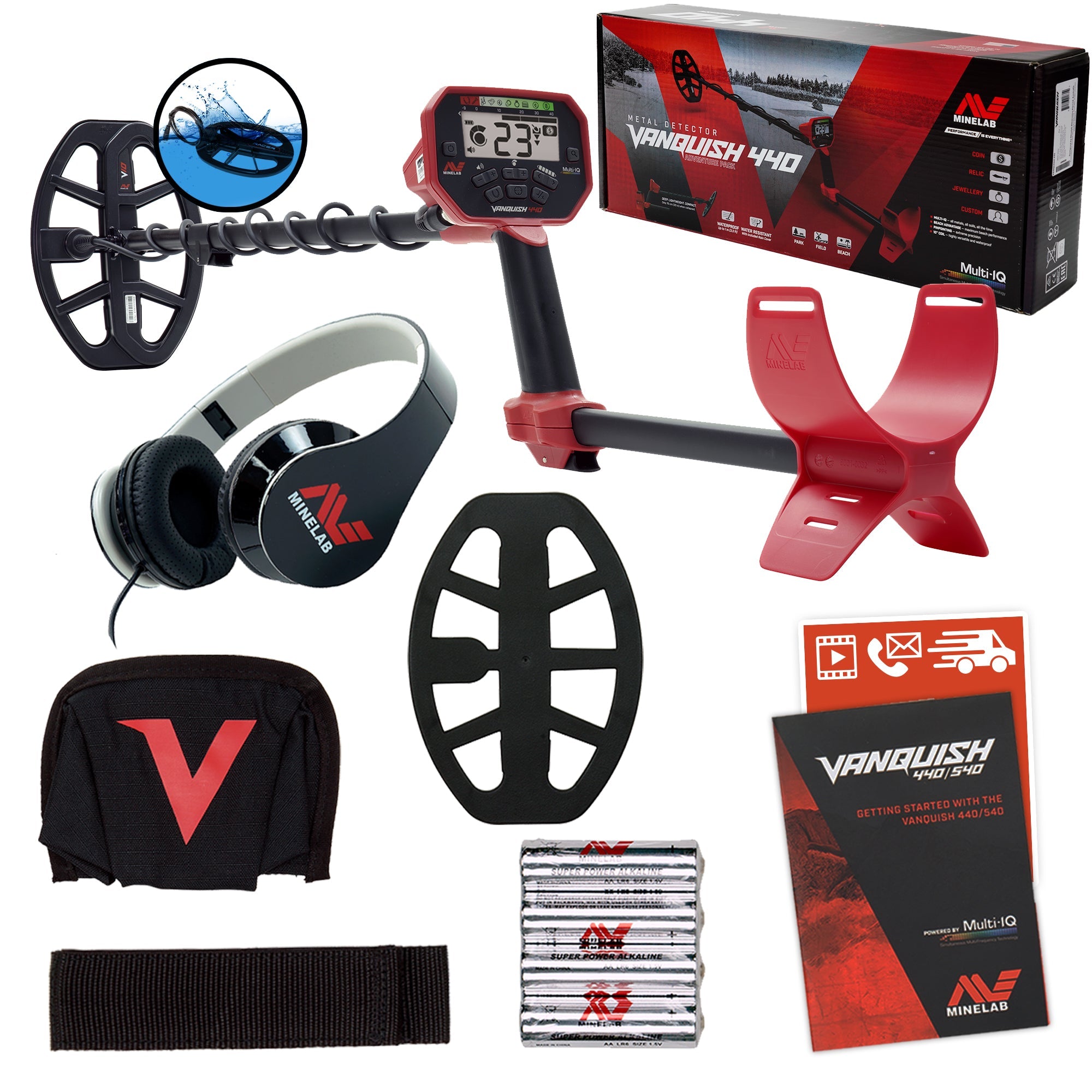 Minelab VANQUISH 440 Metal Detector with Pro-Find 40