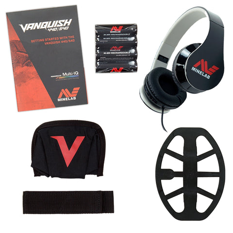 Minelab VANQUISH 540 Metal Detector with Pro-Find 40 and Carry Bag
