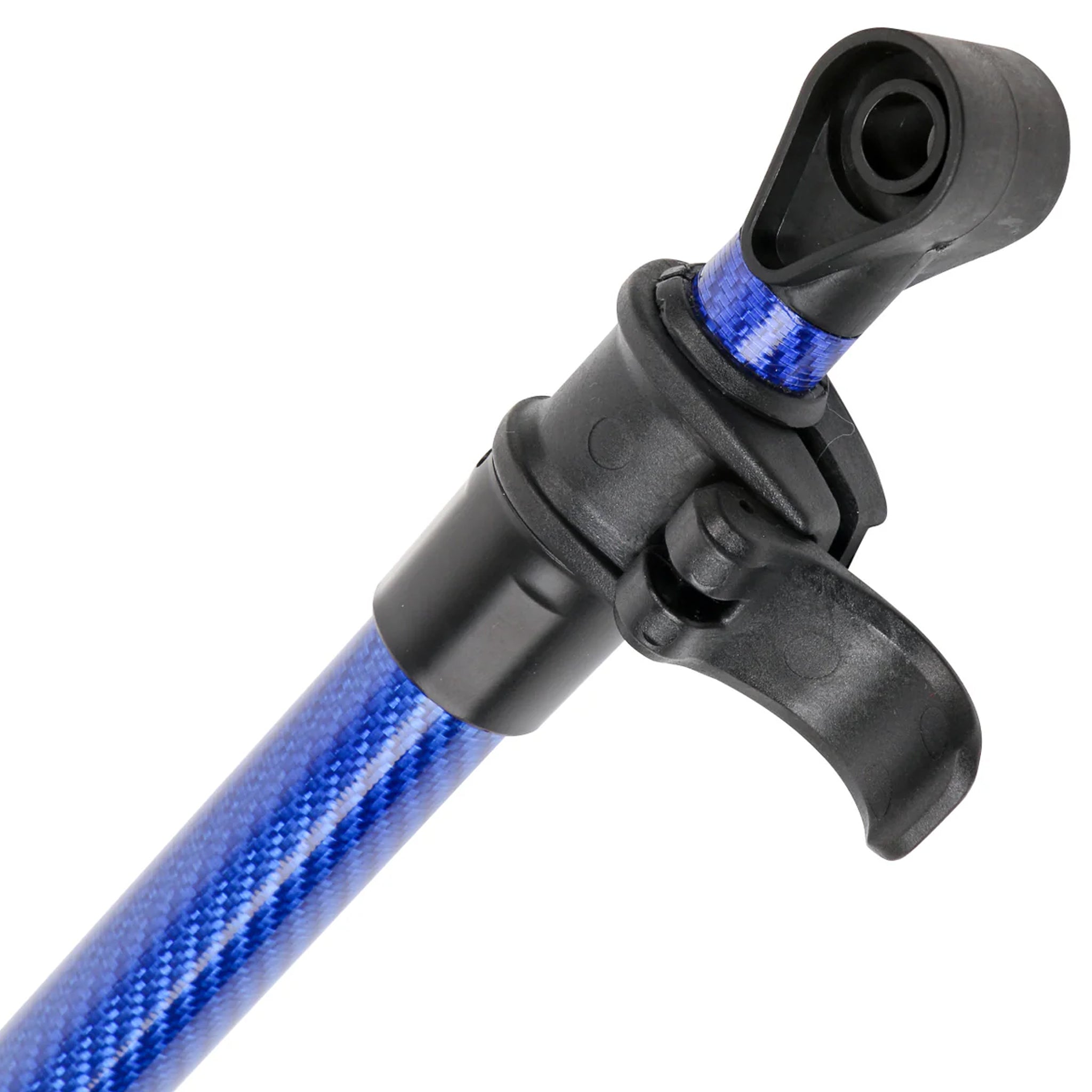 CKG 3k Carbon Fiber Upper & Lower Shaft Rod Full Set for Minelab Equinox 600/800 Metal Detector Lightweight Detecting Replacement Pole – Blue