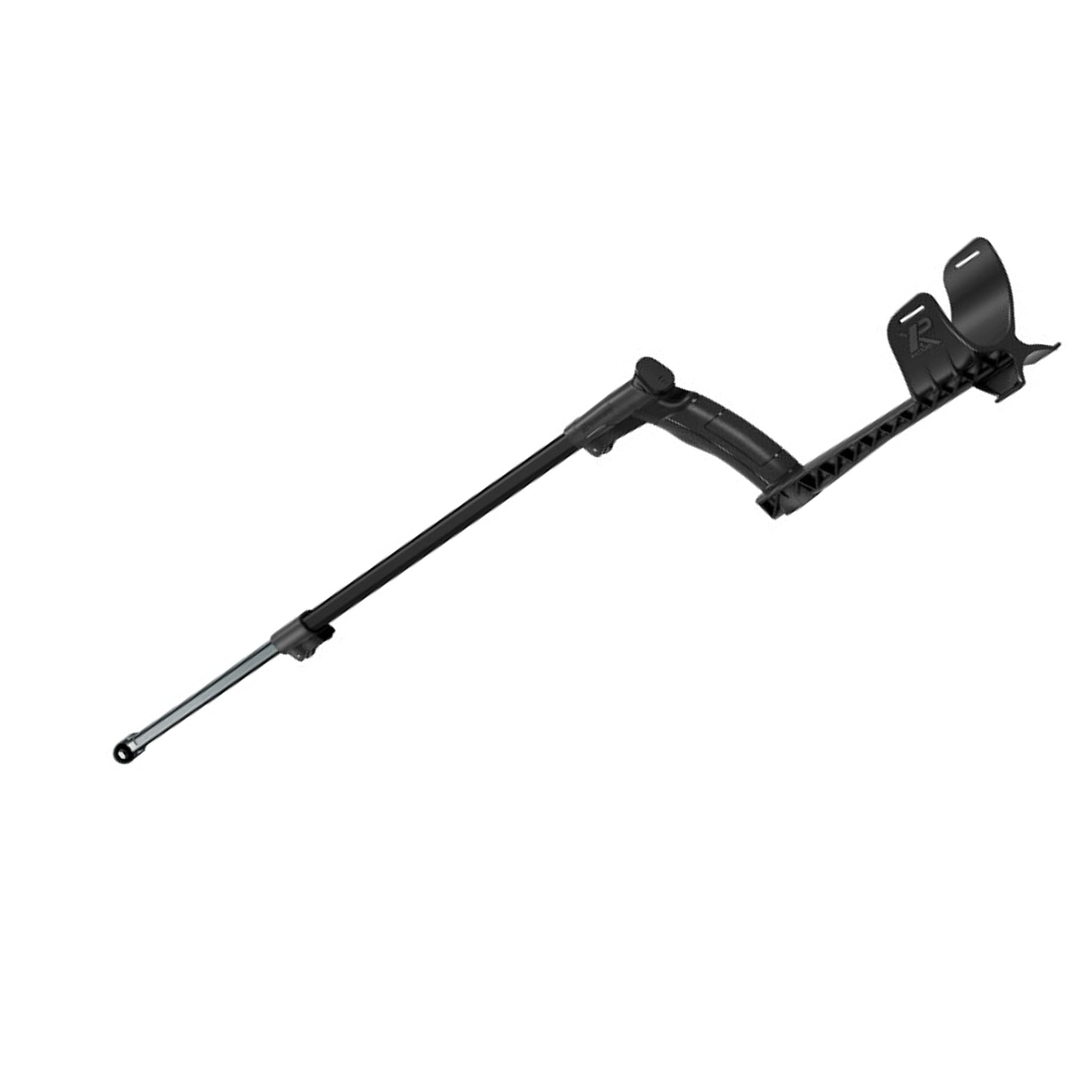 XP S-Telescopic Superlight Stem with Middle and Lower Stem collapsed  black in color pointing downward 