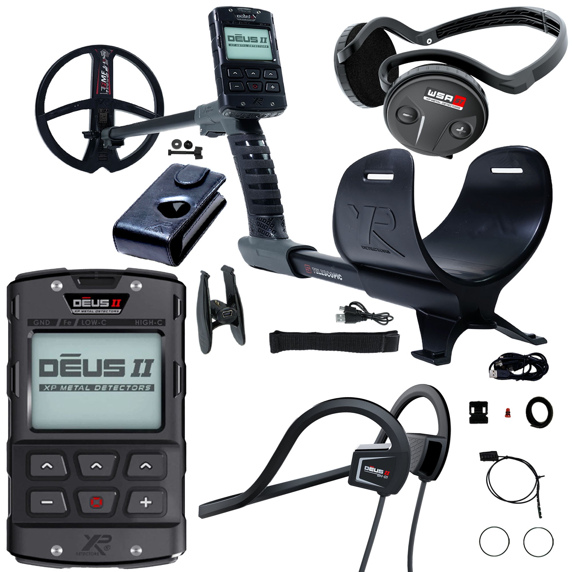 XP DEUS II with WSA-ST and Bone Conduction Headphones