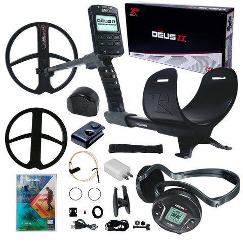 XP DEUS II Fast Multi Frequency Metal Detector with 11" FMF Search Coil (Open Box)