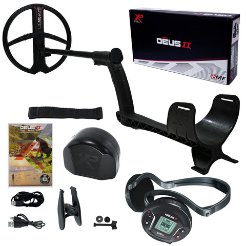 XP DEUS II WS6 Master Fast Multi Frequency Metal Detector with 11" FMF Coil (Open Box)