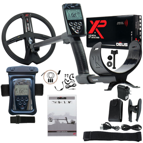 XP Deus Detector with Remote, 9" X35 Coil and Waterproof Kit