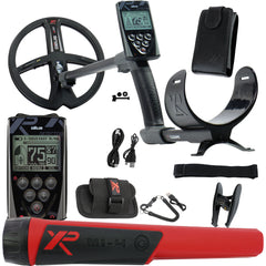 XP Deus Metal Detector w/ MI-4 Pinpointer, Remote, 9” X35 Coil