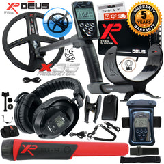 XP Deus Detector w/ MI-4 Pinpointer, WS5 Headphone, Remote, X35 Coil & more
