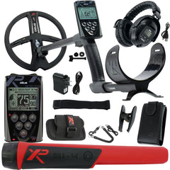 XP Deus Metal Detector with MI-4 Pinpointer, WS5 Headphones, Remote, 9” X35 Coil