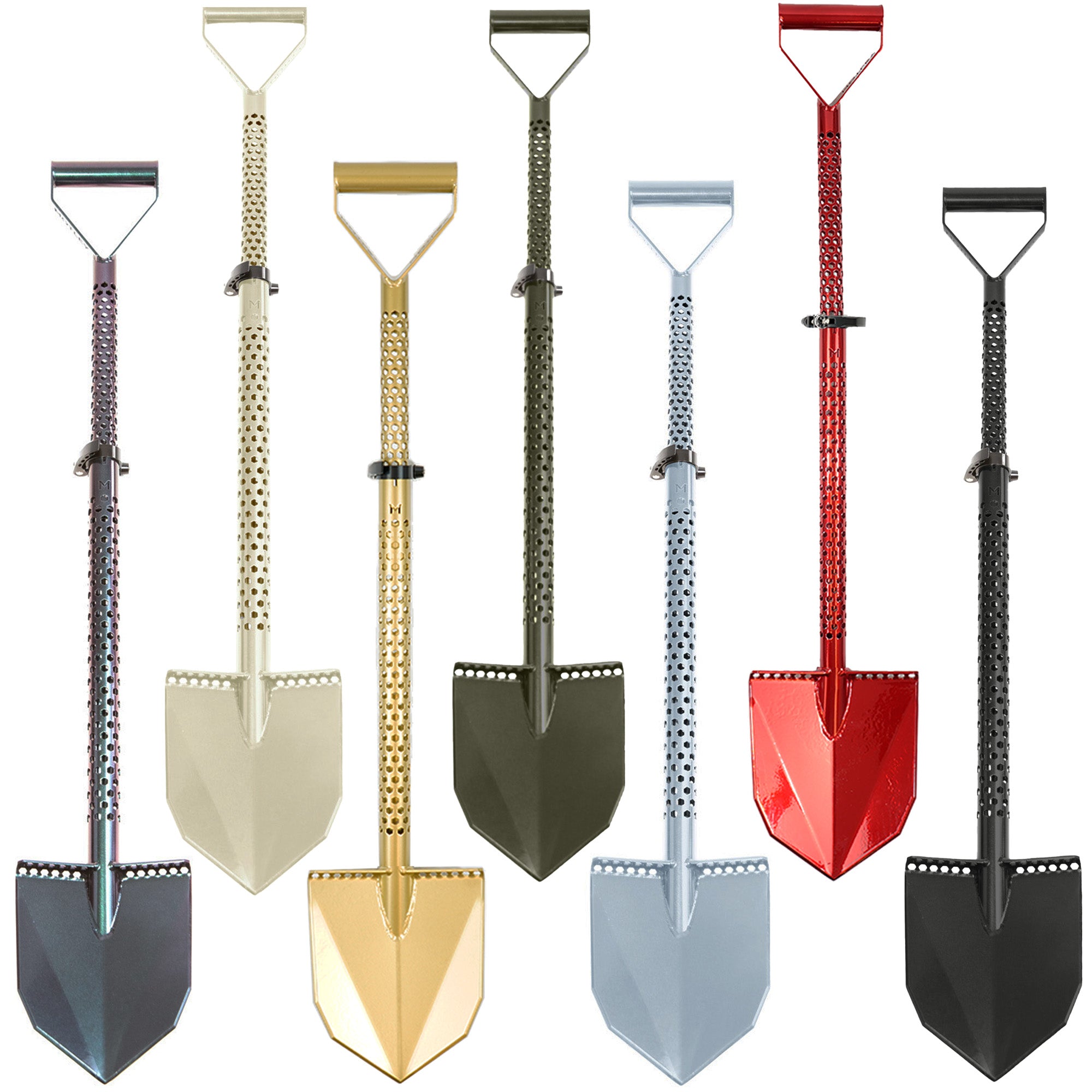 Motley Digging Tools Field Fox – Adjustable Travel Shovel for Field Detecting