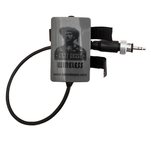 DetectorPro Gray Ghost  Wireless Headphones for Minelab Manticore and Equinox Series Metal Detectors