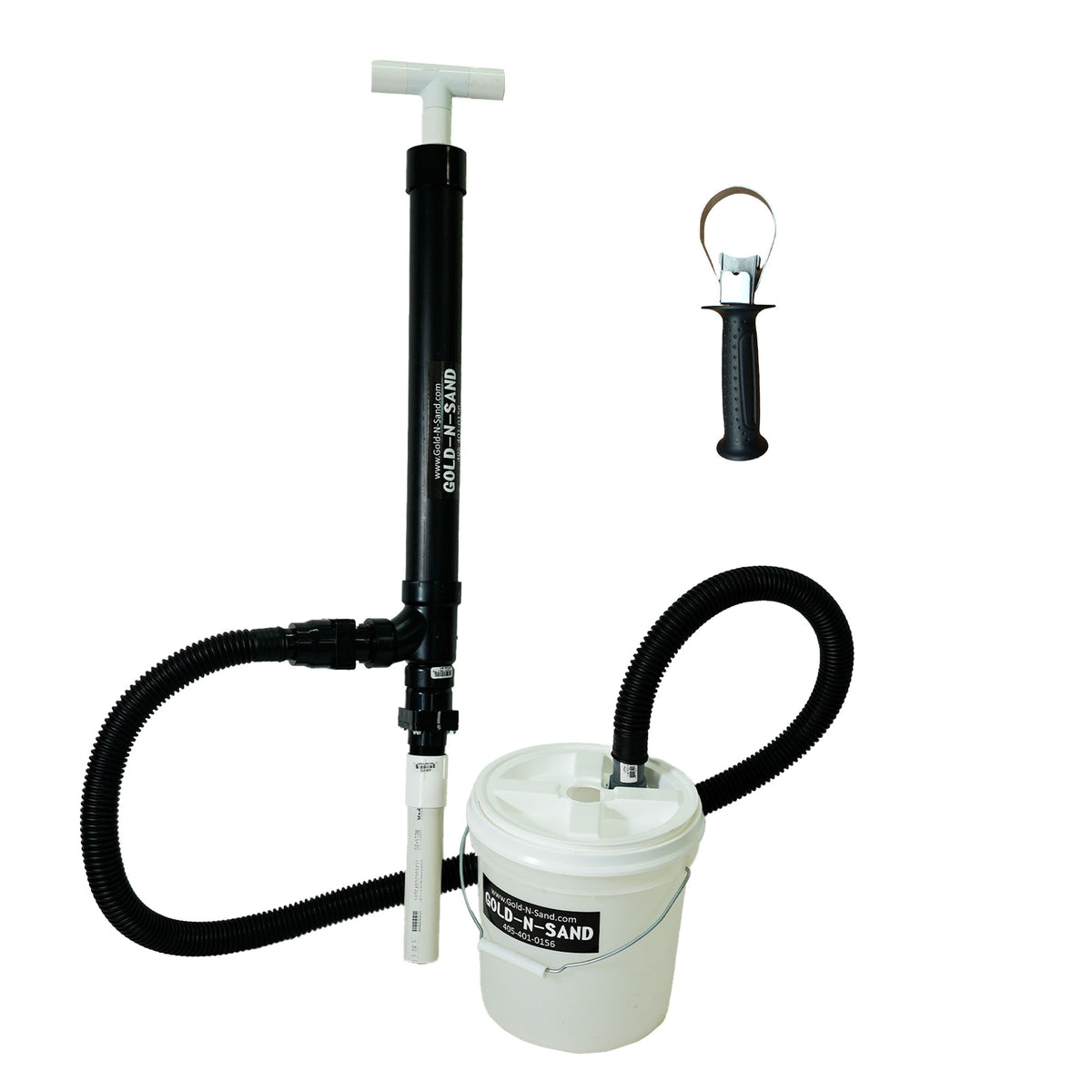 Gold-N-Sand X-Stream Hybrid Pro Hand Dredge with Ergo Handle