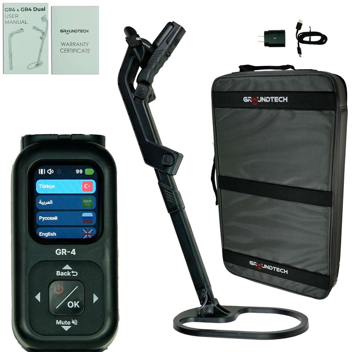 Groundtech GR-4 Dual 3D Ground Scanner and Integrated Pulse Induction Metal Detector