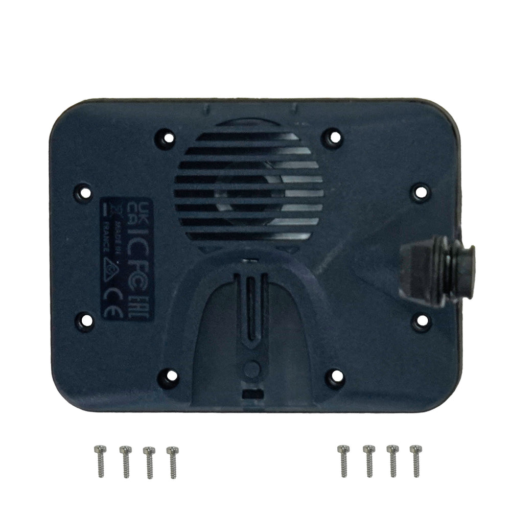 XP ICON & ICONX Remote Control Bottom with eight screws black in color