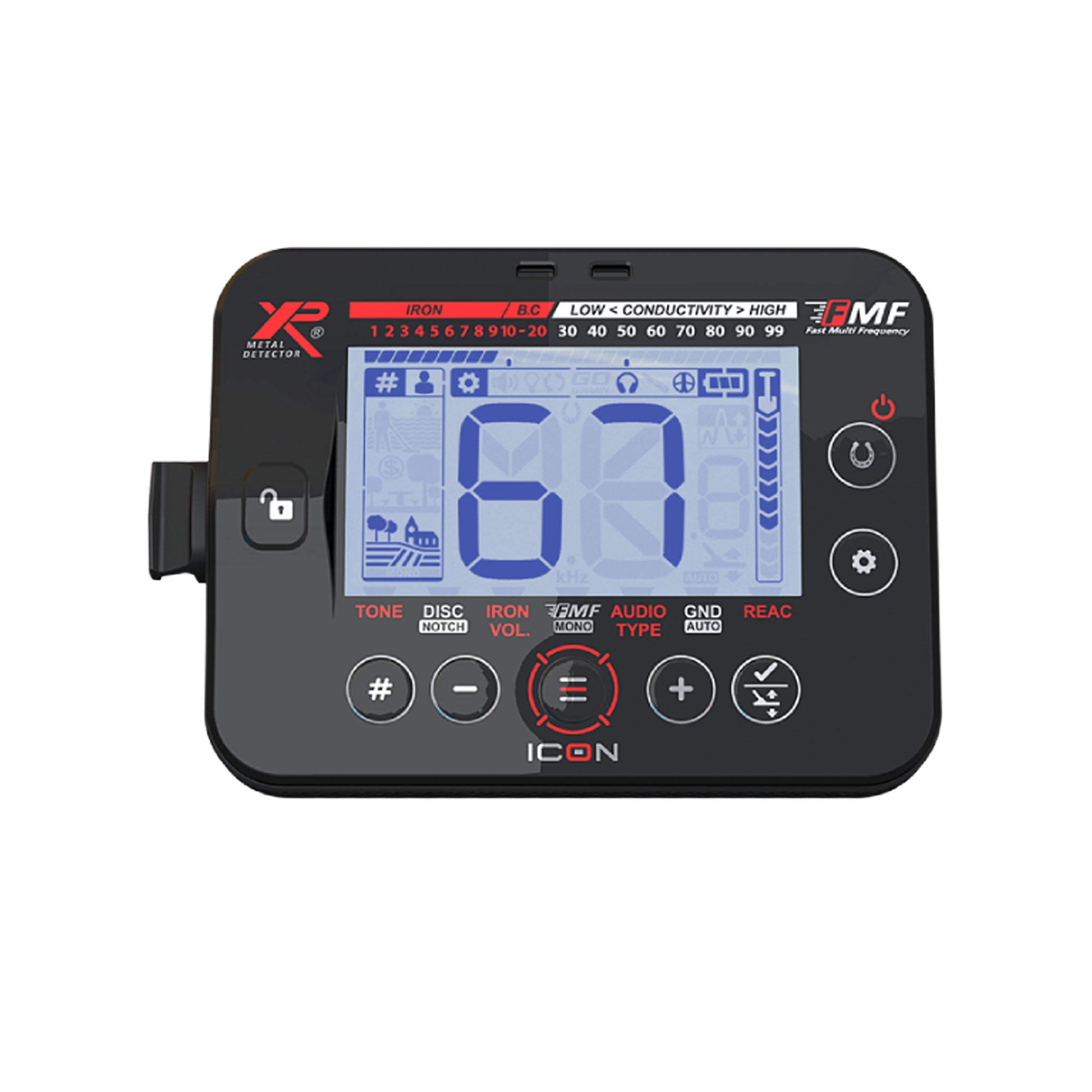 XP ICON Remote Control – Fully Wireless Multi-Frequency Control Box front view