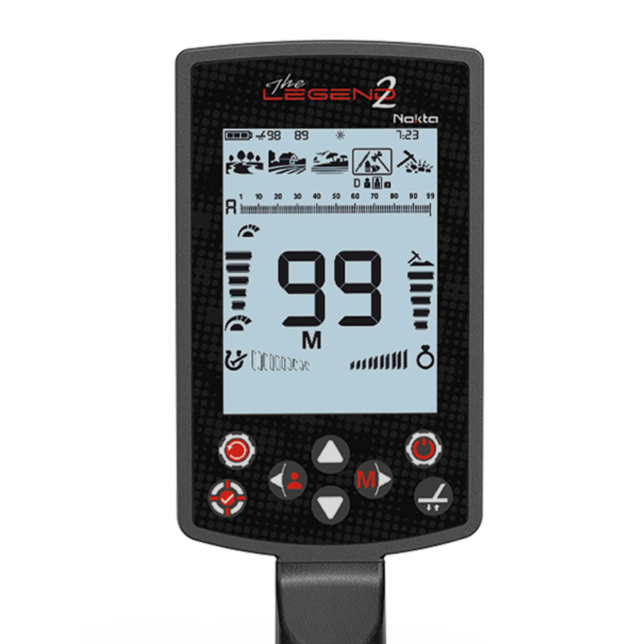 Nokta The Legend 2 SMF Waterproof Metal Detector with LD28 11" and LD21 8" Search Coils