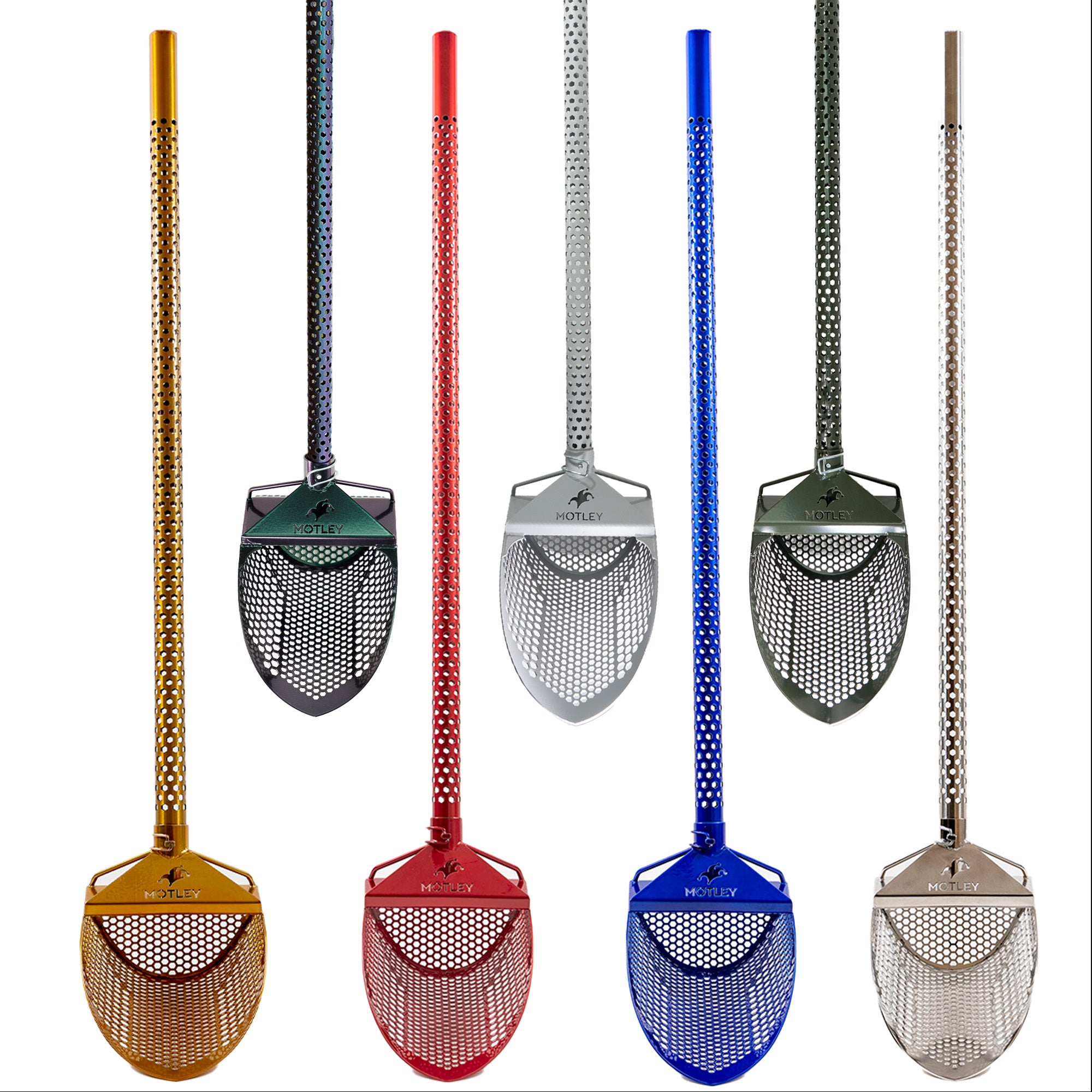 Motley Beach Scoop with Handle – Heavy-Duty Performance for Beach Detecting