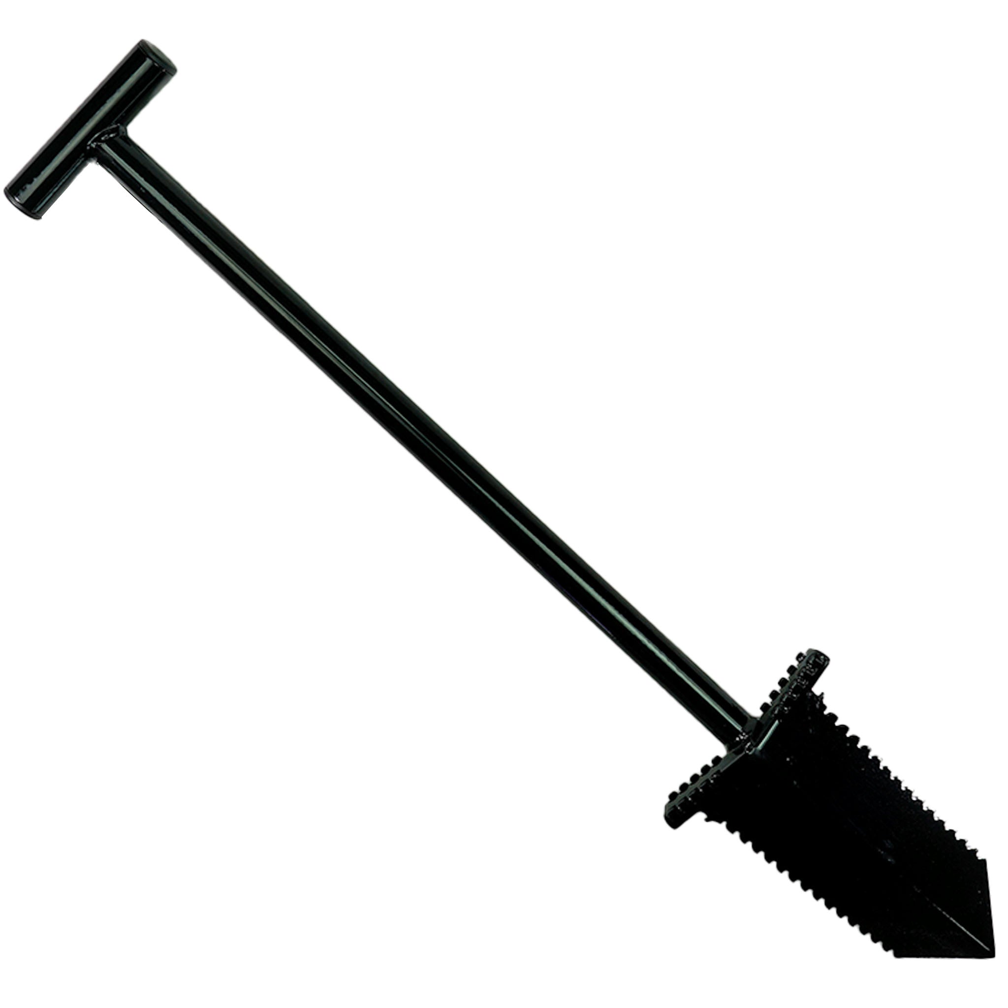 Anaconda NX-7 Tempered Steel 33" Shovel w/ Double Serrated Blade & Foot Pegs