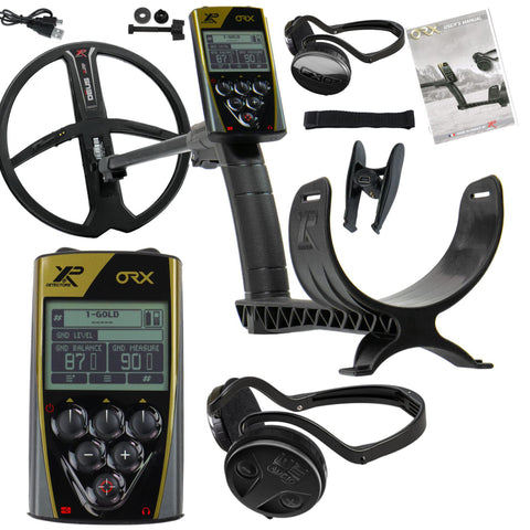 XP ORX Metal Detector Wireless Metal Detector with  9" X35 Search Coil, FX 03 Headphones, and WSAudio Wireless Headphones