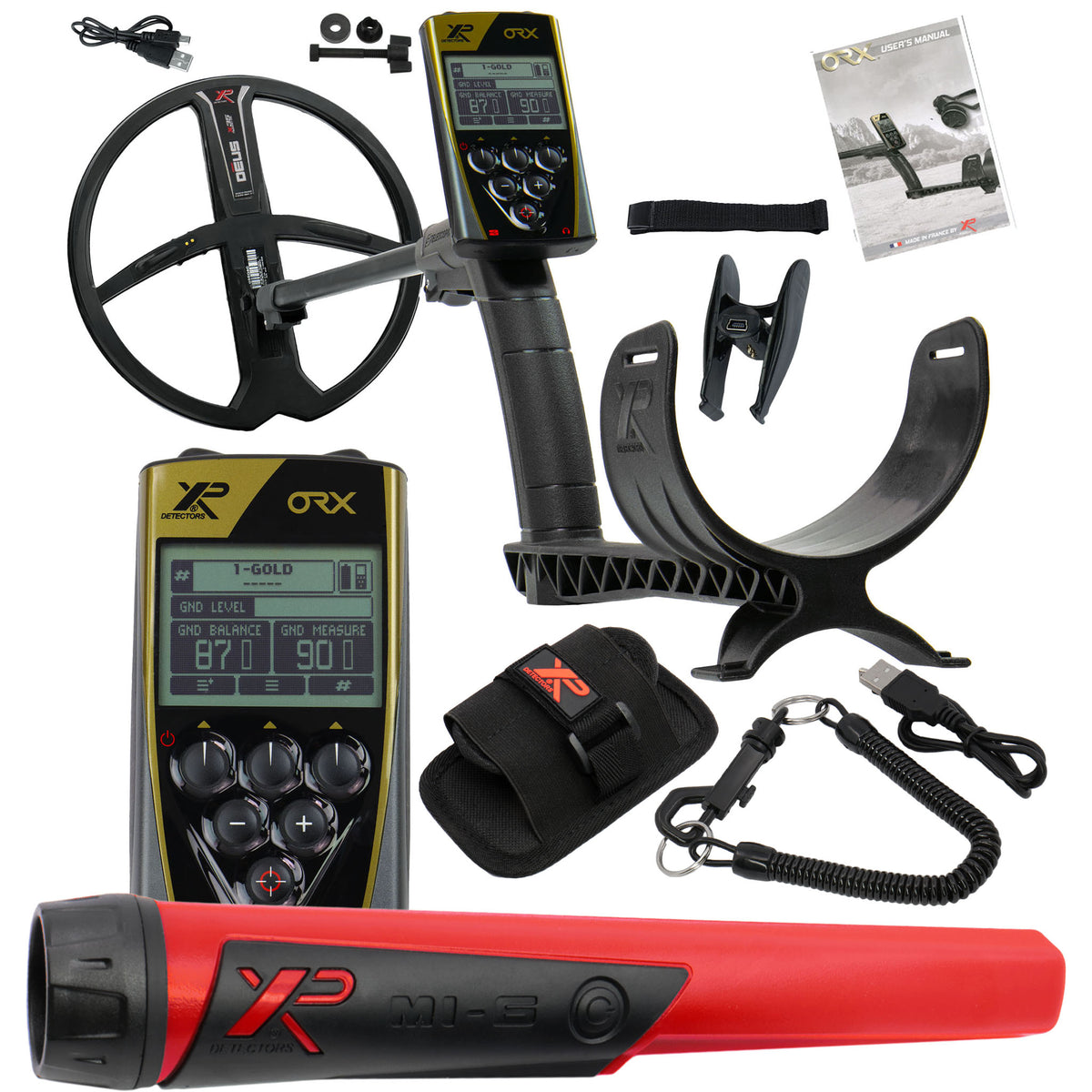 XP ORX Wireless Metal Detector with 9" X 35 Search Coil and MI-6 Pinpointer