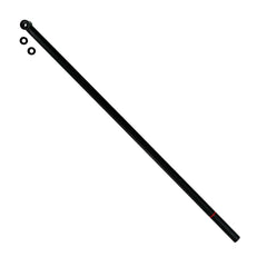 Steve's Detector Rods Glass-Fiber (Tall) 26" Lower Rod for Minelab Equinox 700 and 900 black with washers