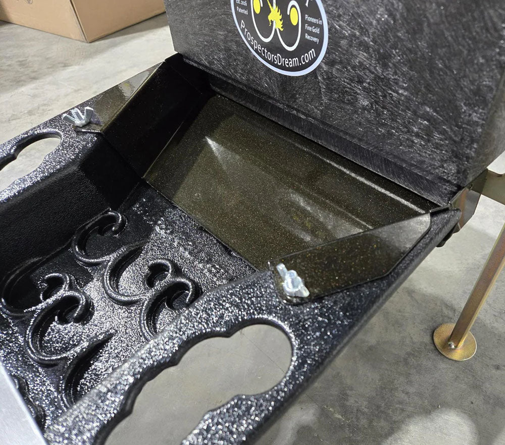 Tail-Gater Discharge Flare for Gold Cube – With Black Thermoform Sluice