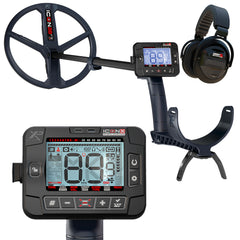 XP ICON-X Fast Multi Frequency Metal Detector with WSA-XL ST Headphones and 11" FMF Search Coil