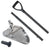 Dune Scoops Hydra 11" x 8" Stainless Metal Detector Sand Scoop with 2 mount options