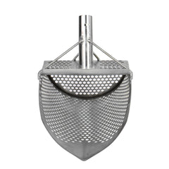 Dune Scoops Orca 11.5 x 8 Stainless Steel Sand Scoop with 7 mm Holes & Pointed Tip