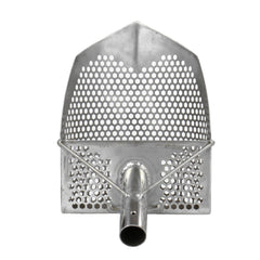 Dune Scoops Orca 11.5 x 8 Stainless Steel Sand Scoop with 7 mm Holes & Pointed Tip