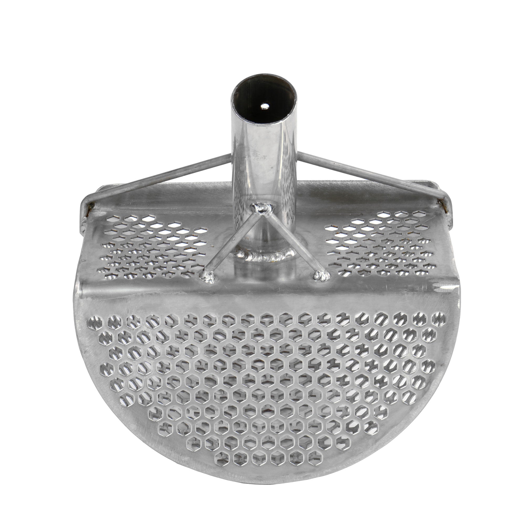 Dune Scoops Orca 11.5 x 8 Stainless Steel Sand Scoop with 7 mm Holes & Pointed Tip