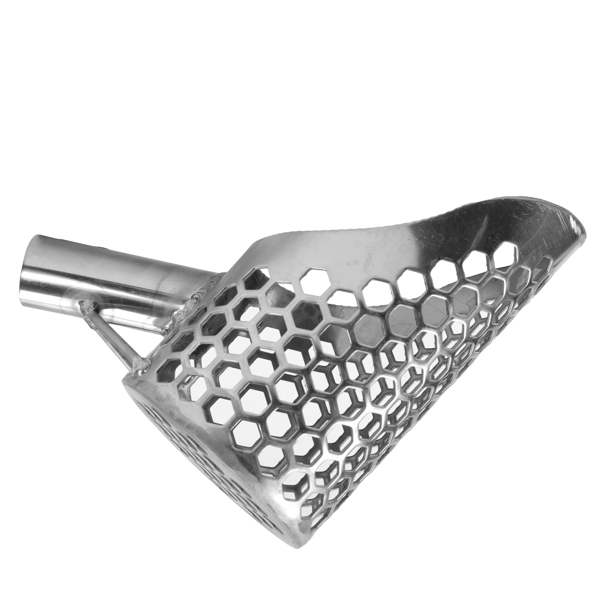 Dune Scoops Stingray 6" x 3.5" Stainless Steel Metal Detector Sand Scoop & Dune Travel Telescopic Long & Light Handle