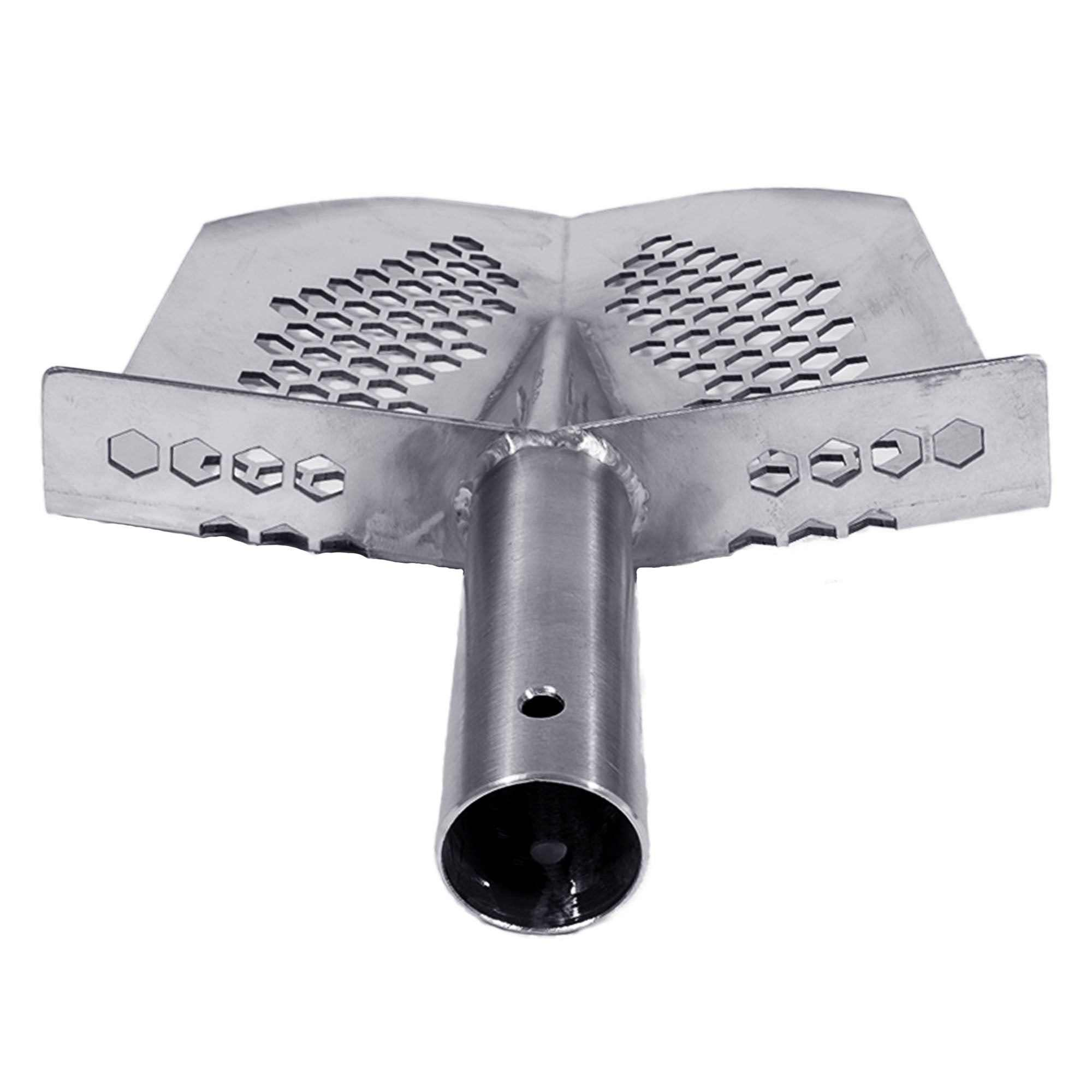 Dune Scoops Stainless Steel 2.0mm Shovel for Digging/10mm Hexahedron Holes and Carbon Fiber Rod with Handle