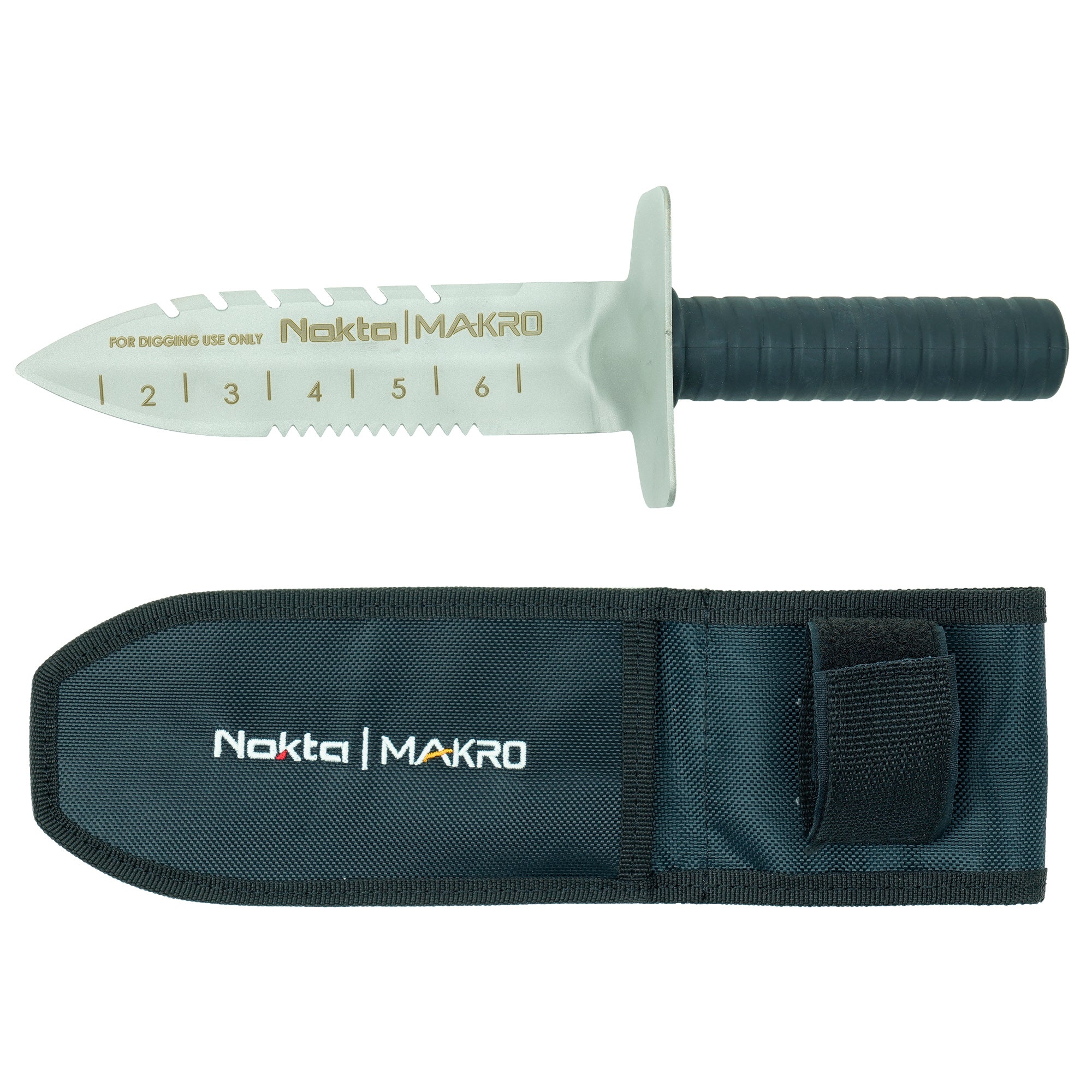 Nokta Premium Stainless Steel Digger Serrated Digging Tool with Sheath