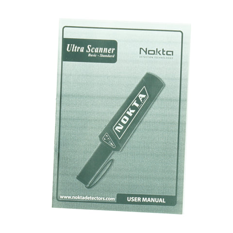 Nokta Ultra Scanner Standard with Belt Holster and 9 Volt Battery