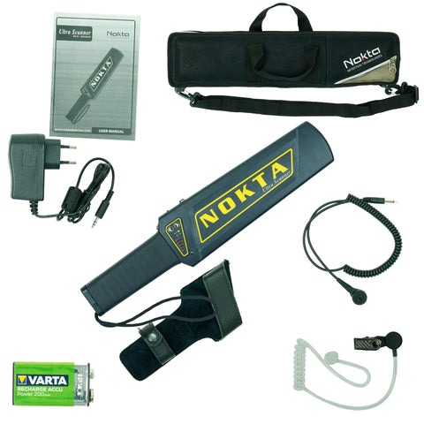 Nokta Ultra Scanner Pro Package w/ Carry Bag Earphone, Charger, and More