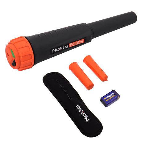 Nokta Pointer Waterproof Pinpointer Metal Detector with Holster, Cover and Digger