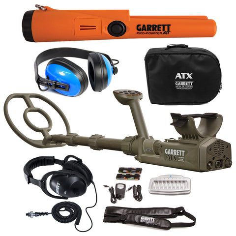 Garrett ATX Metal Detector with Pro Pointer AT & Waterproof Headphones
