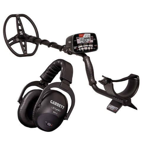 Garrett AT MAX Detector, MS-3 Headphones, Pro-Pointer AT Z-Lynk, Digger & Pouch